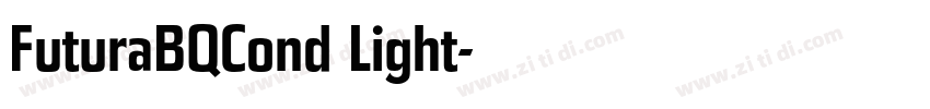 FuturaBQCond Light字体转换